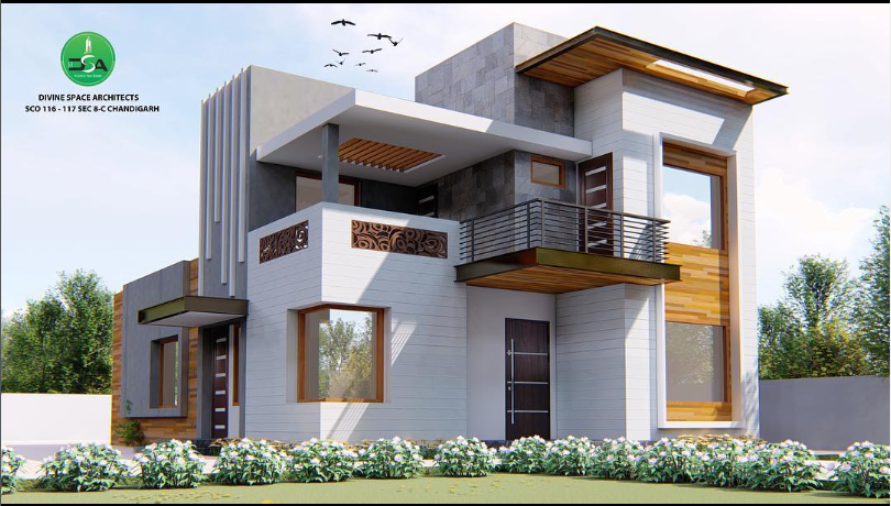 Luxury home design in Punjab with premium modern facade