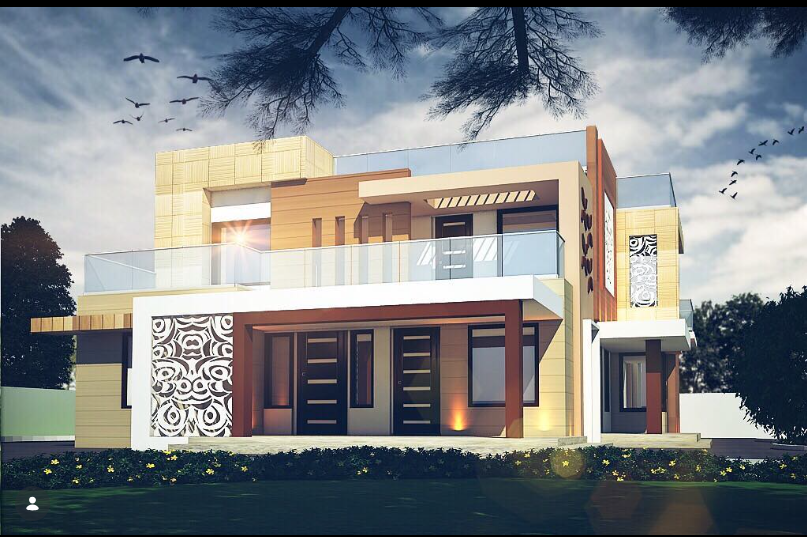 Vastu compliant luxury home design by Cheetu Architects Malout Punjab