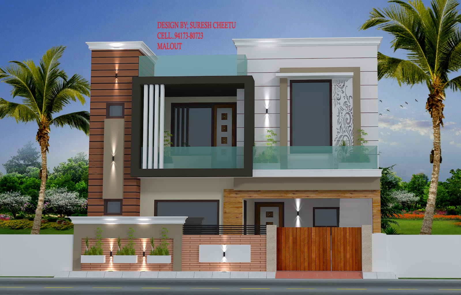 Custom residential architecture design for Punjab family home